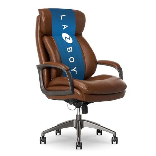 La-Z-Boy Nova Vegan Leather Modern Executive Ergonomic Design Office Chair