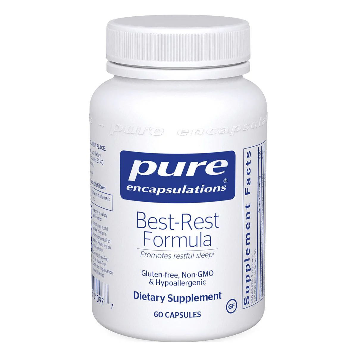 Best-Rest Formula by Pure Encapsulations - Kansas Nuitrition - HNZSDS