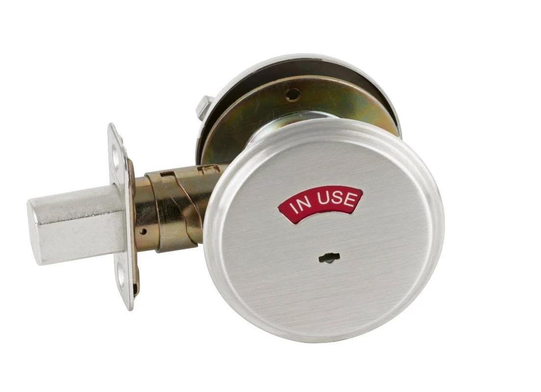 Schlage B571 One Sided Deadbolt with in Use Indicator Polished Chrome