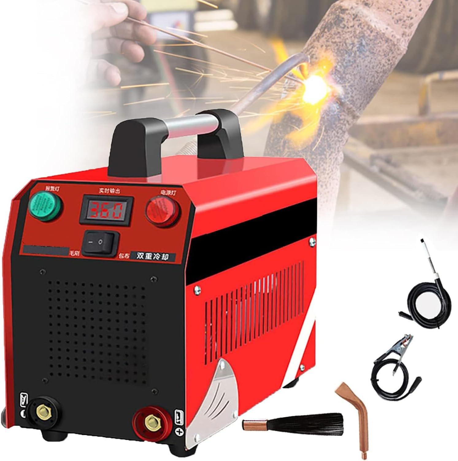 Weld Bead Processor, 1000W Weld Cleaning Machine, Welding Spot Cleaner Safety Guard for Welding Metal Arc Welding Laser Welding