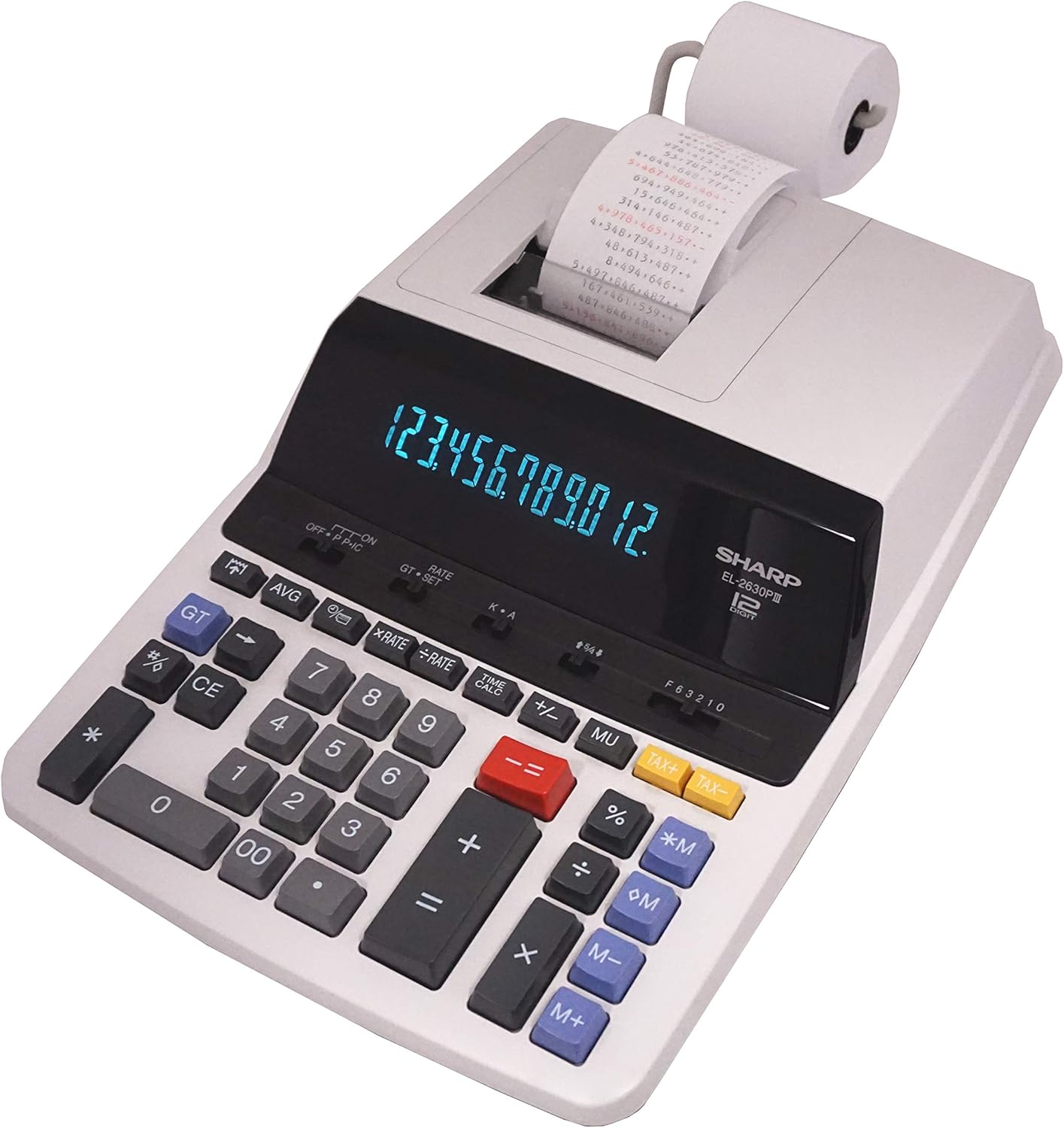 Sharp EL2630PIII 12 Digit Commercial Printing Calculator