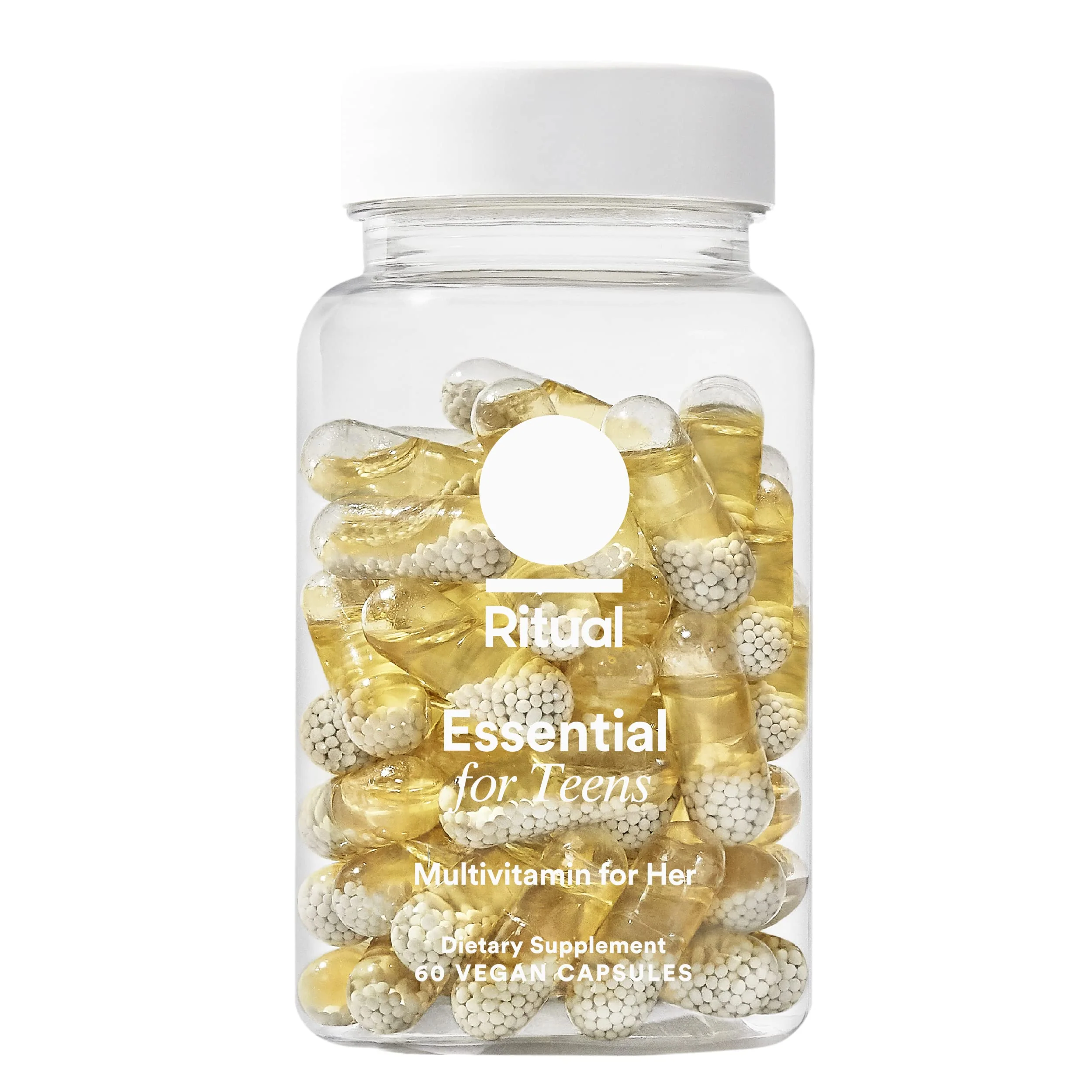 Ritual Teen Vitamins for Girls - Zinc, Vitamin A and D3 for Immune Function Support*, Omega-3 DHA & B12 for Brain Health, Non-GMO, Mint Essenced