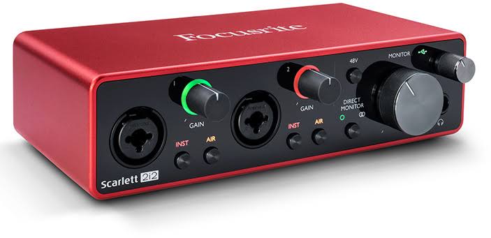 Focusrite USA AMS-SCAR-2I2-3G Scarlett 2i2 3rd Generation USB Audio Interface