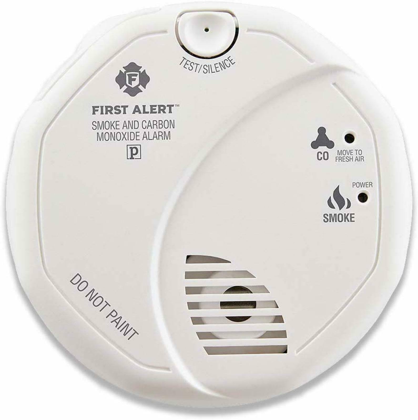 First Alert Smoke Detector and Carbon Monoxide Detector Alarm Battery Operated Sco5cn
