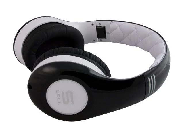 Soul by Ludacris HD Noise Cancelling Headphones | Black/White SL300WB