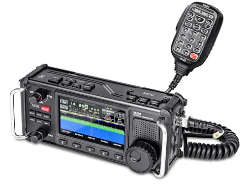 Xiegu X6200 HF Transceiver DRFS HF/50MHz Full Mode WFM/Airband Reception Auto Antenna Tuner