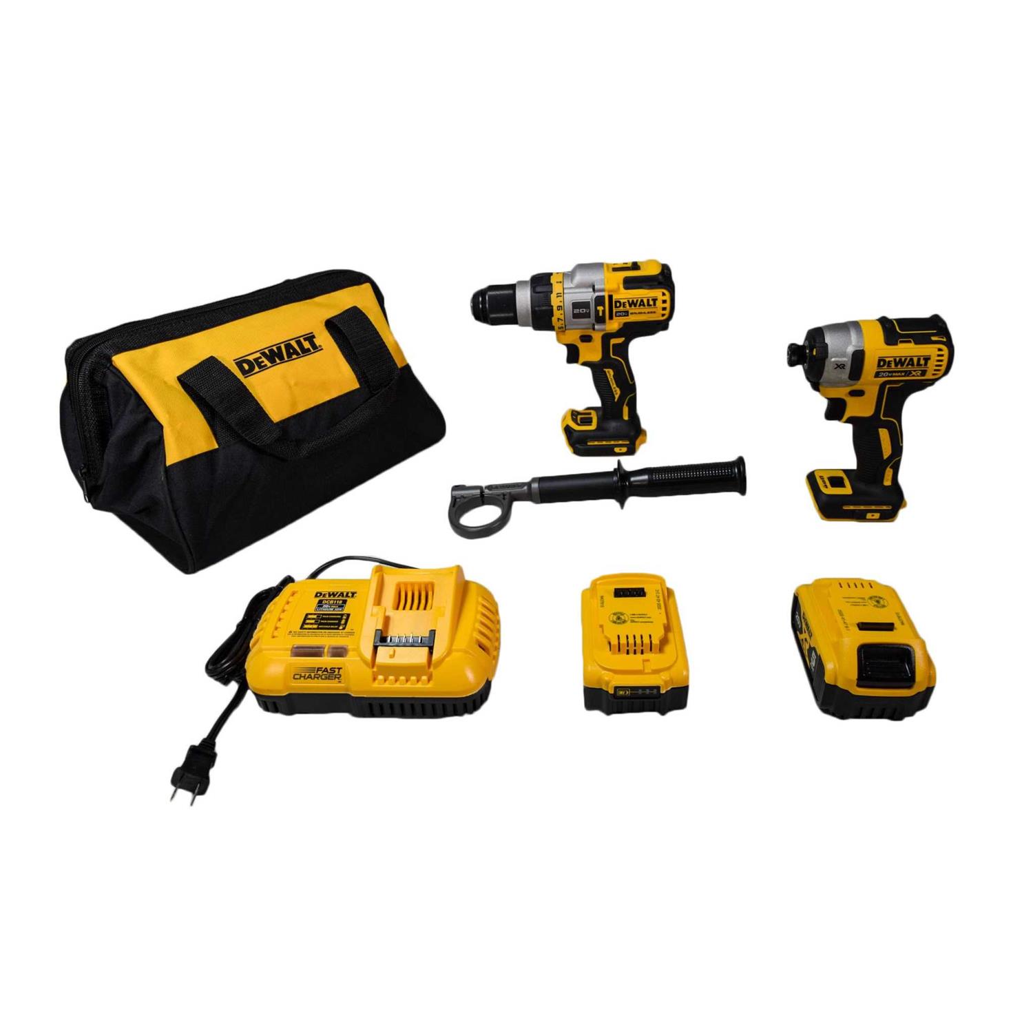 Dewalt DCK2100P2 20V MAX Cordless 2-Tool Kit Hammer Drill/Driver - Shop Hardware Tools Online Store