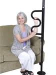 Stander Security Pole and Curve Grab Bar