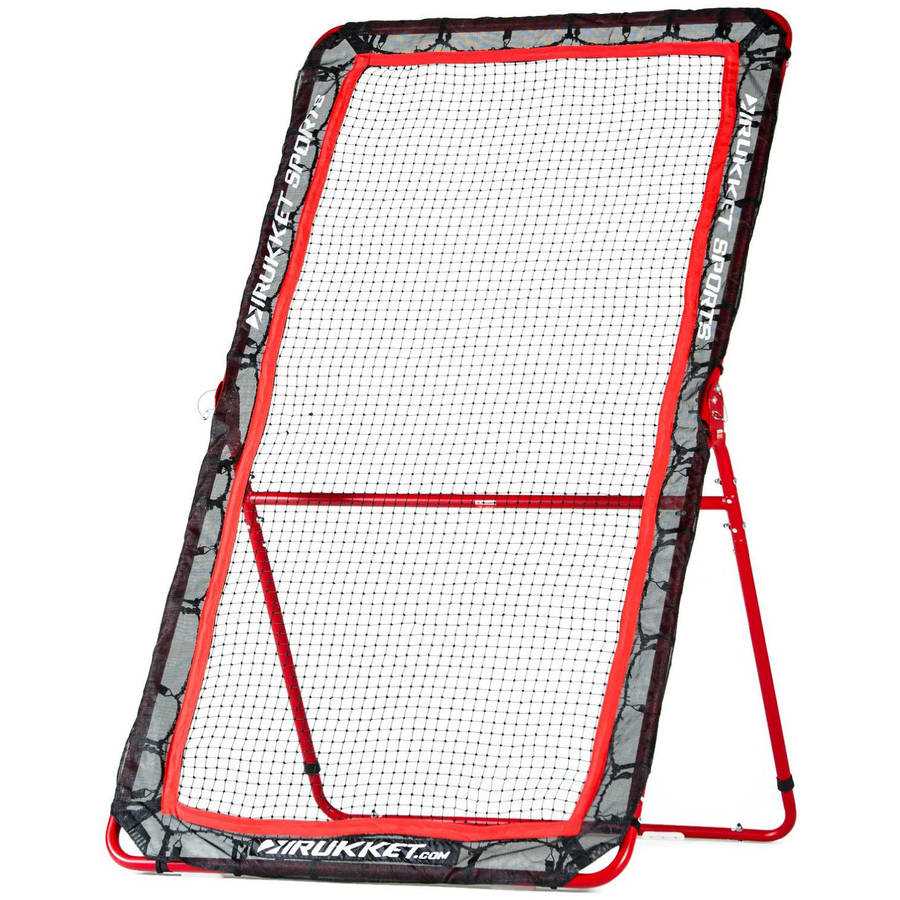 4x7 Lacrosse Rebounder Practice Net - 4 Attack Options | Rukket - Sports Supplies Online Store