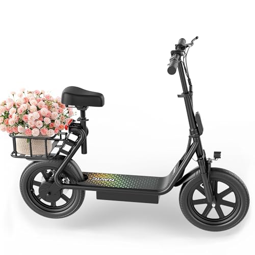 NAVIC Electric Scooter Adults,Max 19/22/27/49 Miles Ranges,Top Speed 19/22 mph,350/750W Peak Motor
