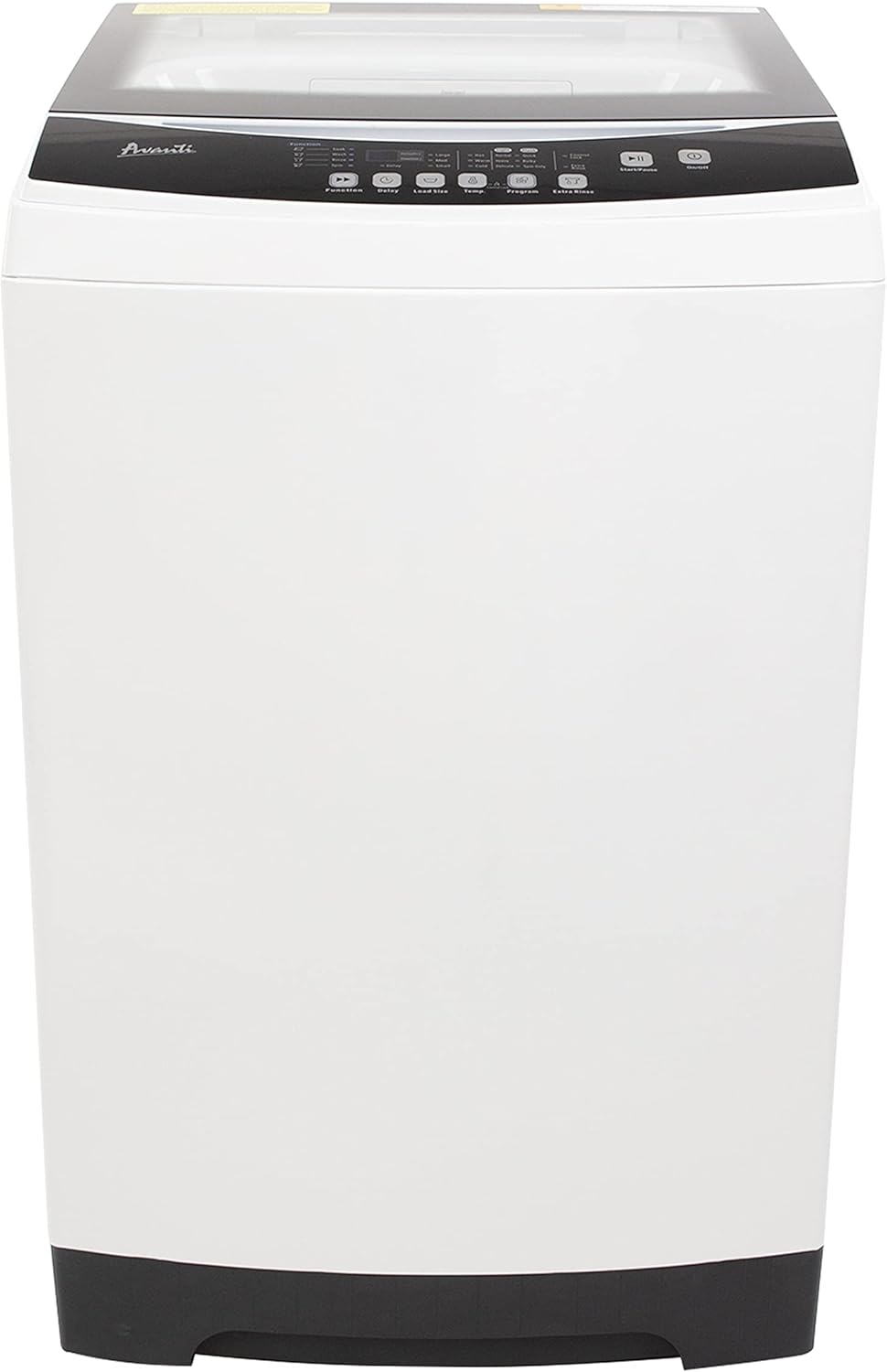 Avanti STW30D0W Portable Washing Machine 3.0 Cu. Ft. Capacity, Top Loading with Hot and Cold Water Inlets, 6 Cycles