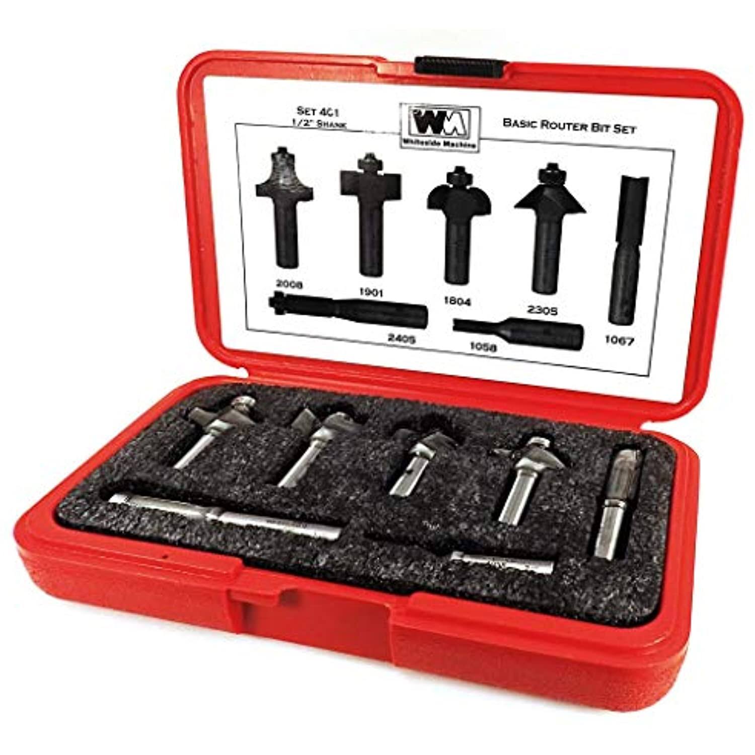 Whiteside Router Bits 401 Basic Router Bit with 1/2-Inch Shank