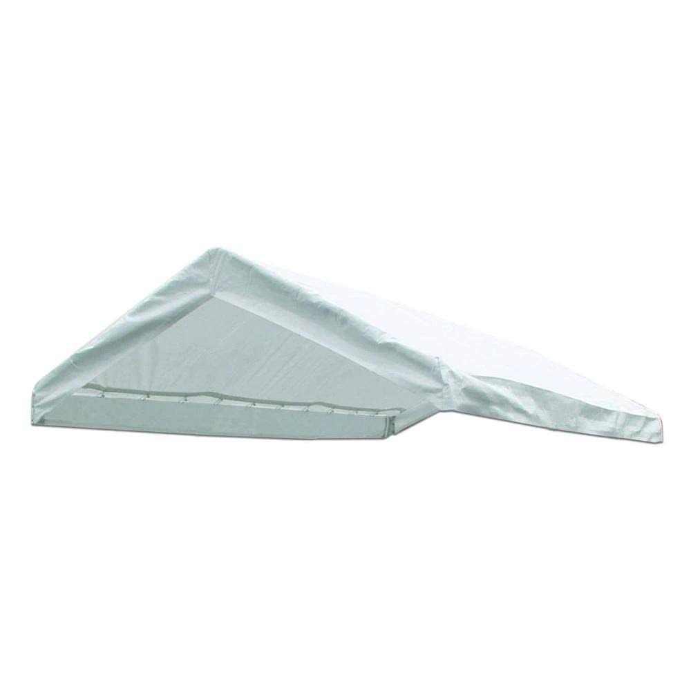 Moto Shade 10 ft. W x 20 ft. D UV-Protected and Water Resistant Replacement Canopy, White