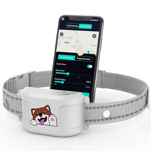 GPS Dog Electronic Fence，2-in-1 Bluetooth Smart Dog Collar, GPS Wireless Electronic Dog Fence System， Pet Outdoor Enclosure