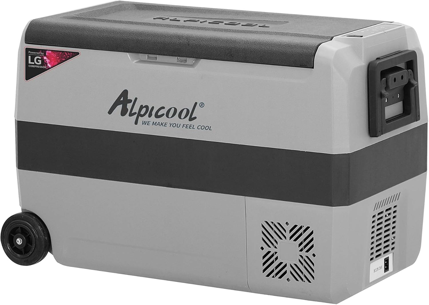 Alpicool LGT50 Dual Temperature Control 12 Volt Refrigerator 53 Quart Portable Car Fridge Freezer (-4°F~68°F) for Truck, RV, Boat, Camping and Travel