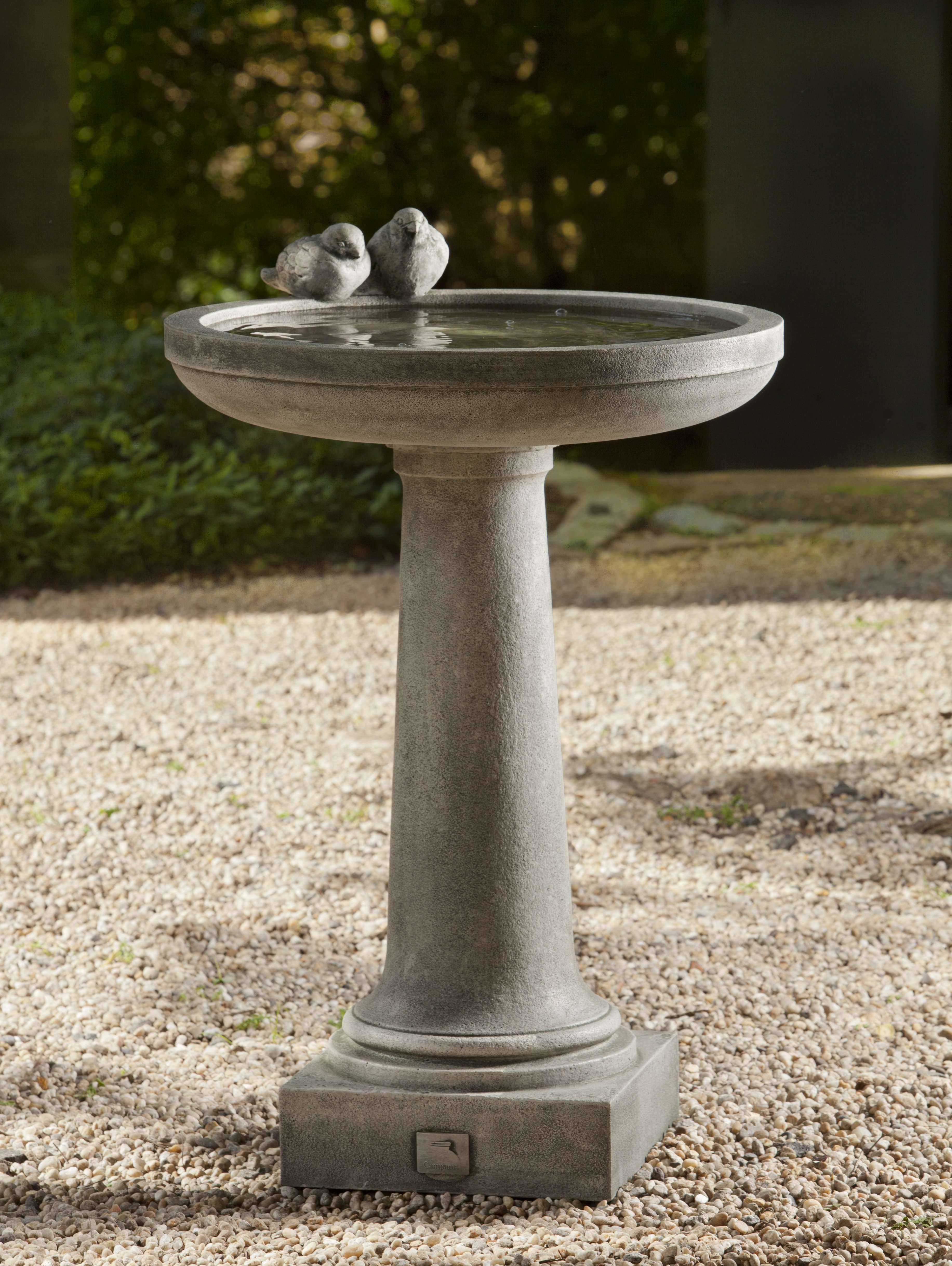 Campania International Juliet Alpine Stone Birdbath