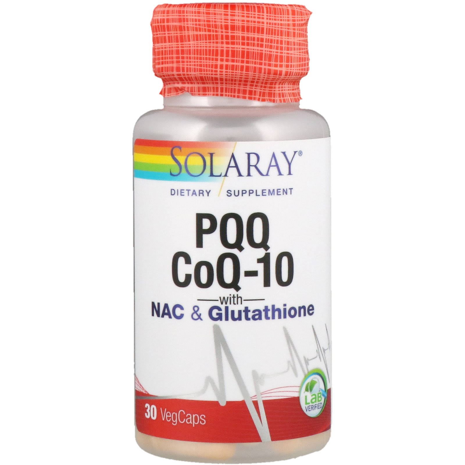 Solaray PQQ CoQ-10 with Nac Glutathione 30 VegCaps - Megean