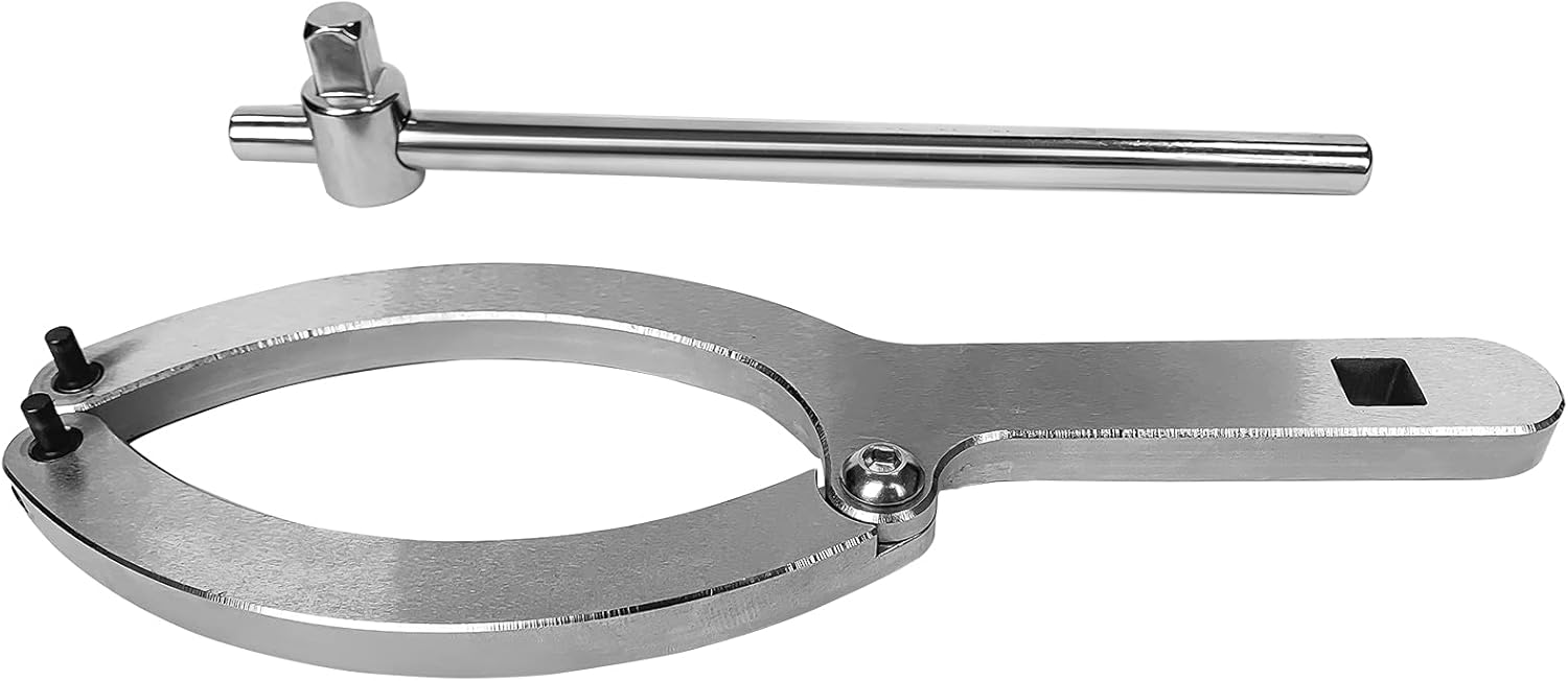 BZBMGMO Full Size Variable Pin Spanner Wrench and Adjustable Gland Nut Wrench(Adjustable From 3/4"to 8" )，The Second Batch of Pin Improvements Pack