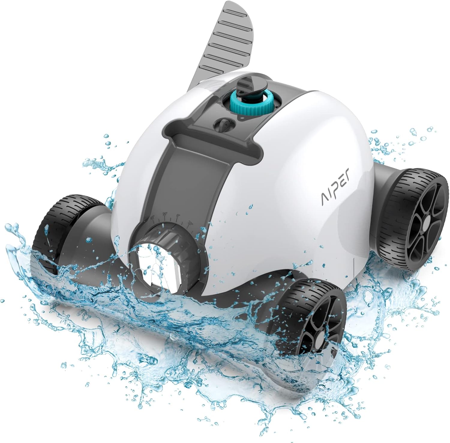 AIPER Cordless Robotic Pool Cleaner, Pool Vacuum with Upgraded Dual-Drive Motors, Self-Parking Technology