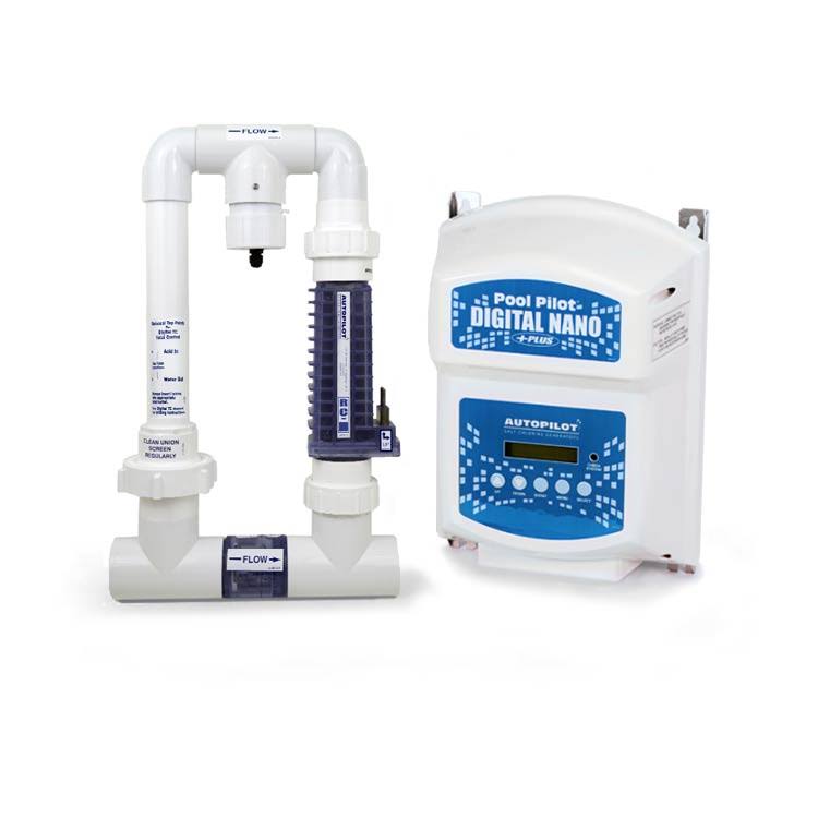 AquaCal Autopilot DN2 Digital Nano 220-Volt Salt Chlorine Generator for Pools, 22000-Gallon