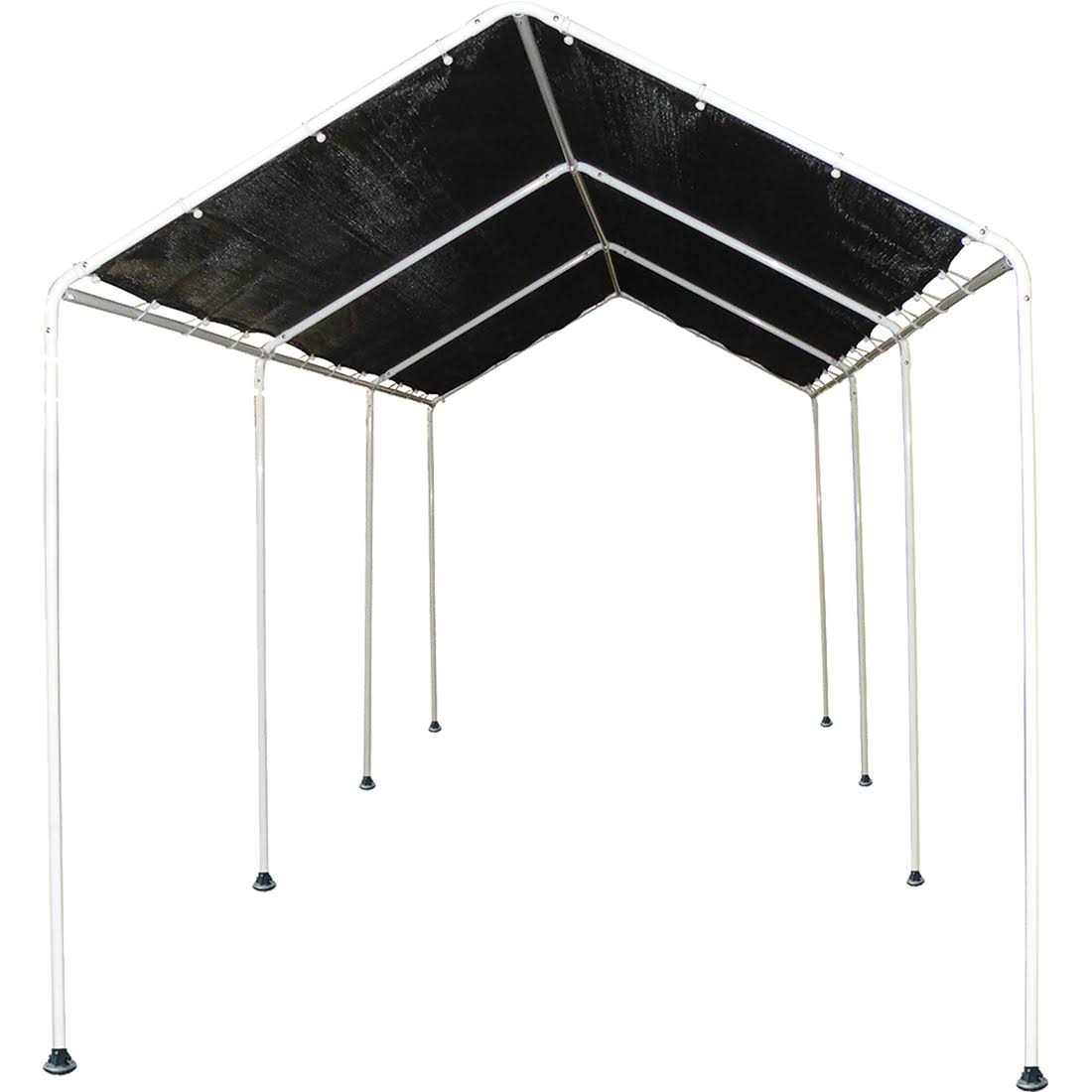 ShelterLogic 8 ft. W x 20 ft. D Shade Canopy, Black
