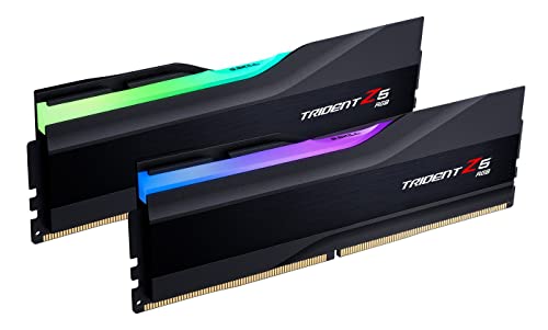 G.SKILL Trident Z5 RGB Series (Intel XMP 3.0) DDR5 RAM 32GB (2x16GB) 7200MT/s CL34-45-45-115 1.40V Desktop Computer Memory UDIMM