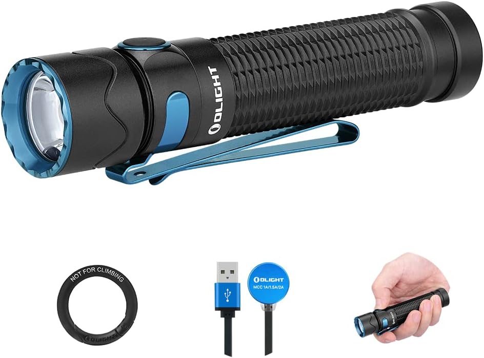 OLIGHT Warrior Mini2 1750 Lumens Rechargeable Tactical Flashlight with Dual Switch and Proximity Sensor, High&nbsp;Performance&nbsp