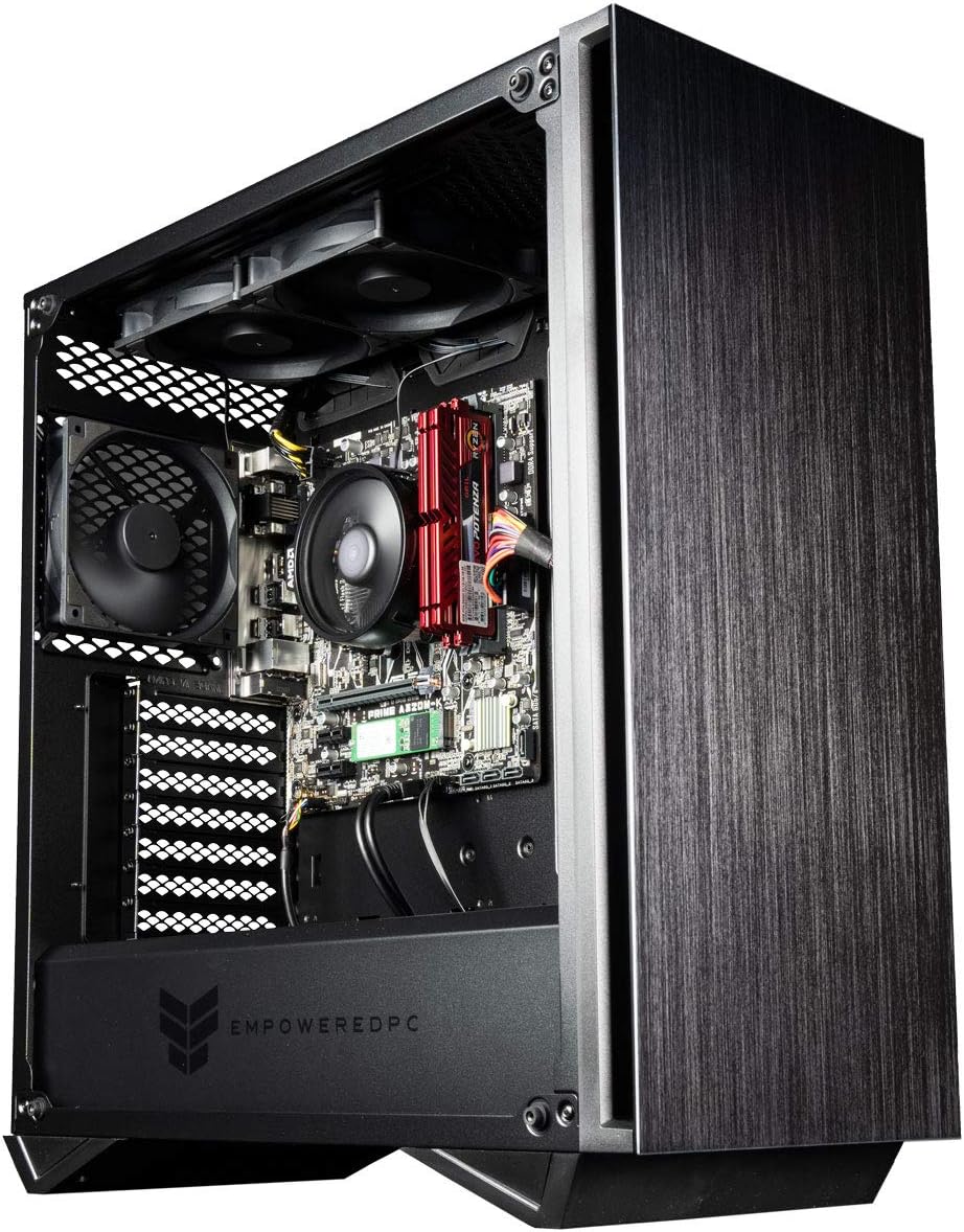 Empowered PC Sentinel Gaming Desktop (AMD Ryzen 3 with Radeon Vega 8 Graphics, 16GB RAM, 512GB NVMe SSD, 500W PSU, AC WiFi