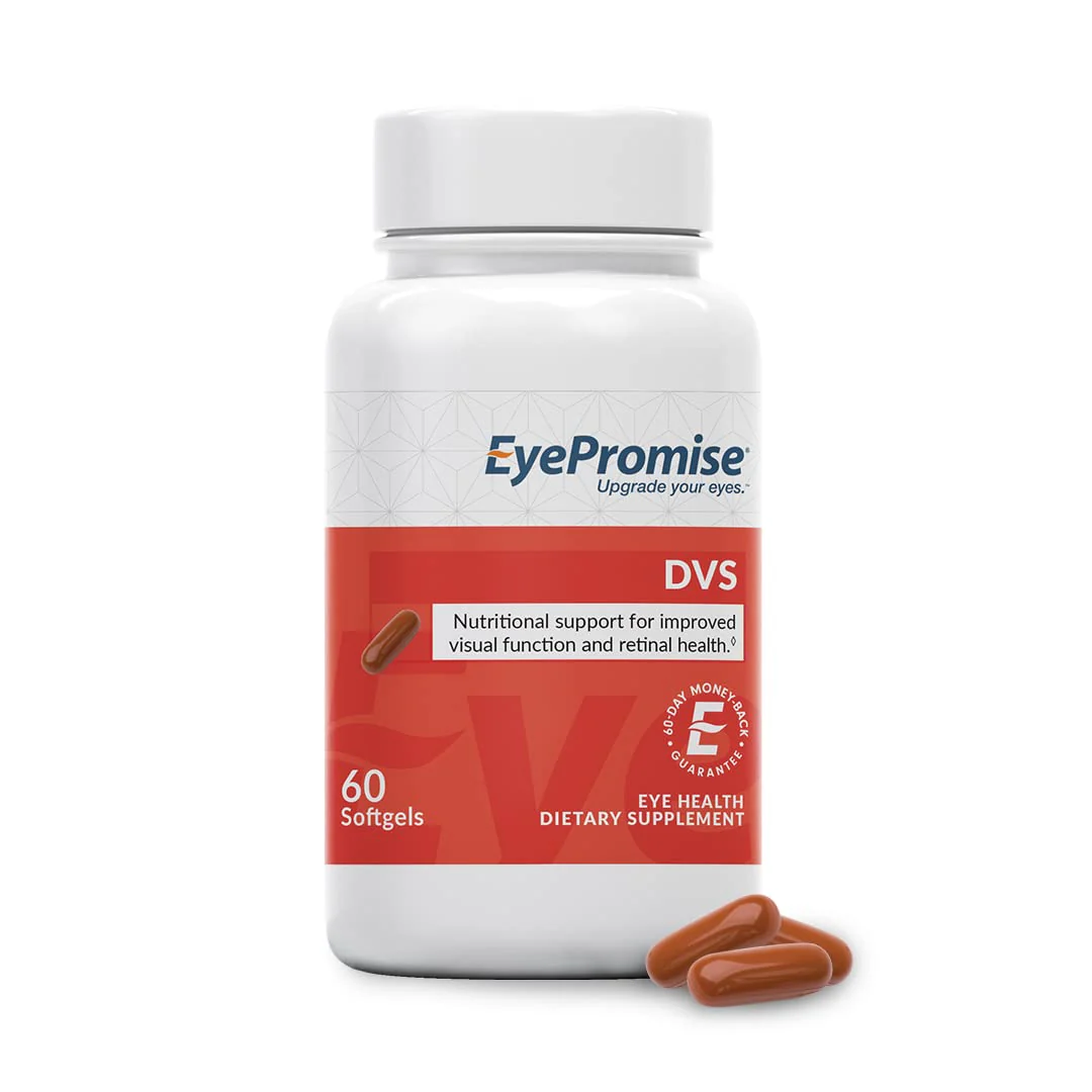 EyePromise DVS Eye Vitamin | Retinal Support and Improved Visual Function - 60 Count Soft Gel Eye Vitamin - Kansas Nuitrition - HNZSDS