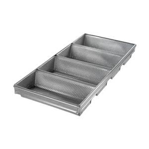 Chicago Metallic 41145 Hearth Bread Pan, 4-Strap