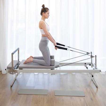 Arkantos Foldable Pilates Reformer Pilates Machine &amp; Equipment for Home use - Sports Supplies Online Store