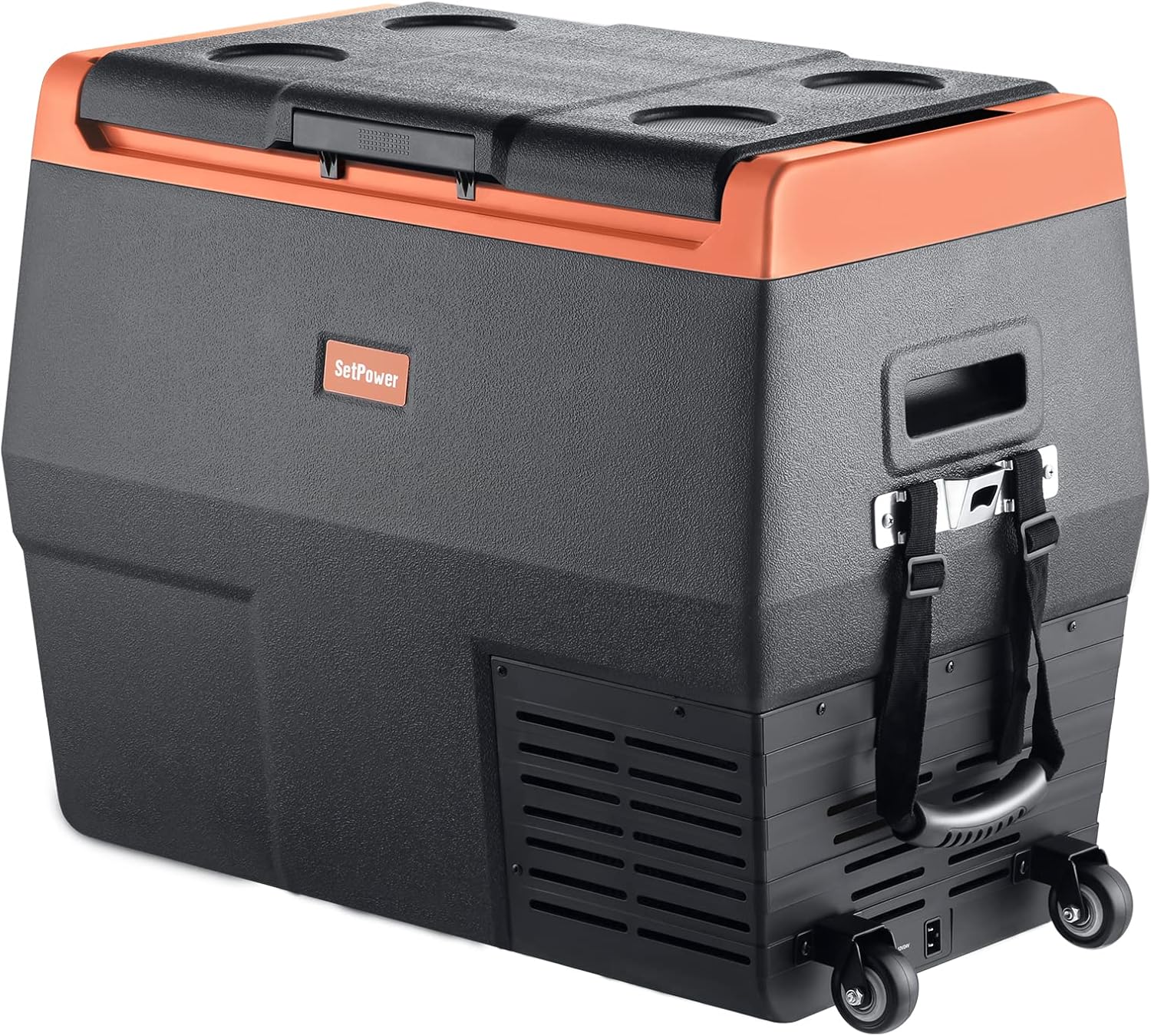 SetPower TC35 Portable Fridge Freezer, 12 Volt Refrigerator, Car Refrigerator, Electric Cooler with Wheels for Car and Home Use, -4℉-68℉, DC 12/24V