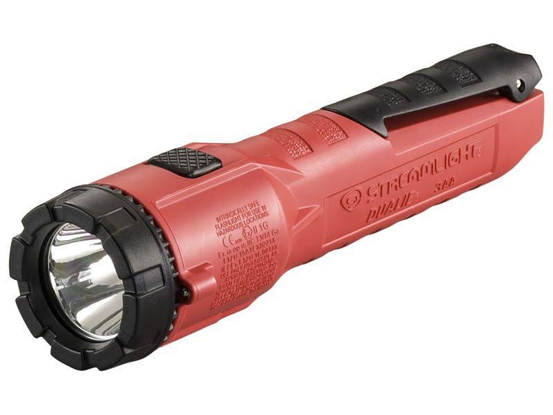 Streamlight Dualie 3AA Flashlight ATEX Rated 245 Lumen Spot/Flood LED 3 x AA Battery Clam Pack Orange 68755 - Megean