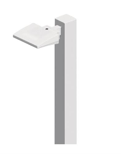 RAB ALED26NW - LED Area Light 26W Neutral LED w/Square Pole Mount Adaptor White