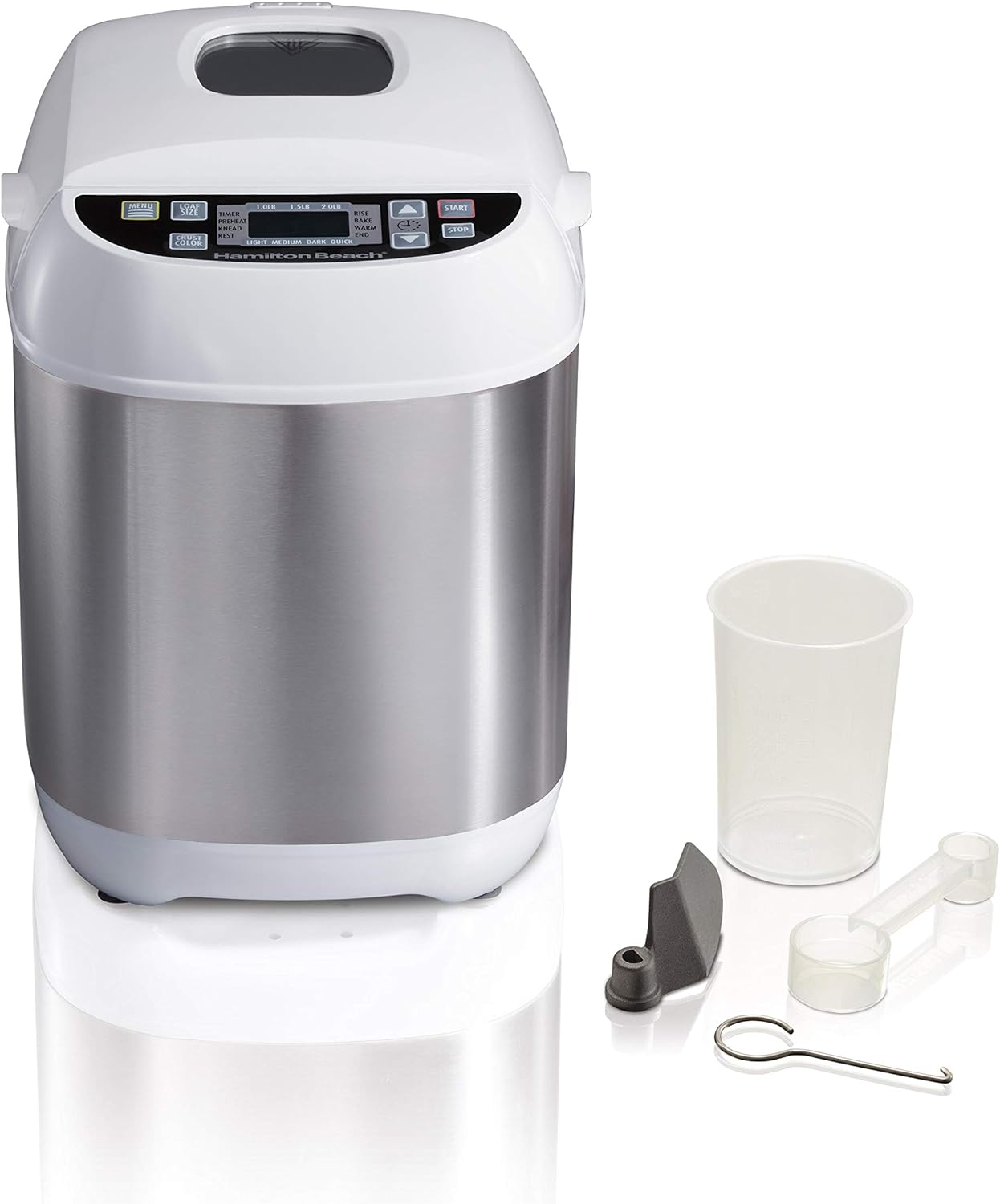 Hamilton Beach 29887HB Artisan Bread Maker - White - Smart Home Appliances
