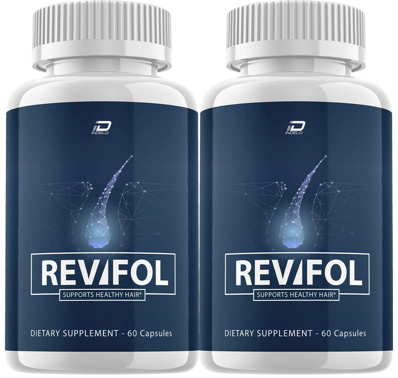 Indelo Revifol Hair Growth Support Supplement - Revifol Capsules - Hair Vitamins - Revifol for Your Hair with Rejuvenate Your Follicles at The Root