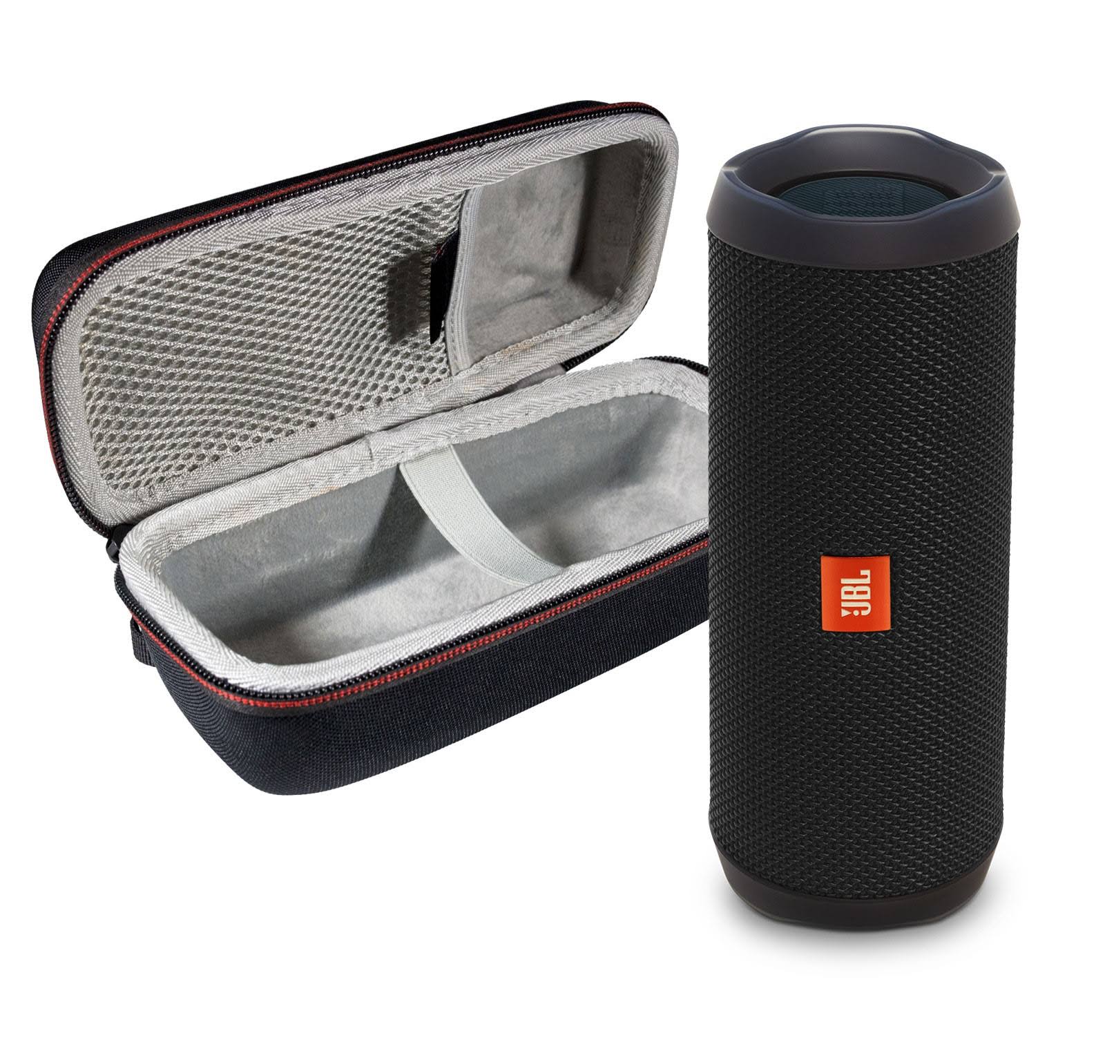 JBL Flip 4 Portable Speaker - Wireless - Black - includes Portable Travel Case