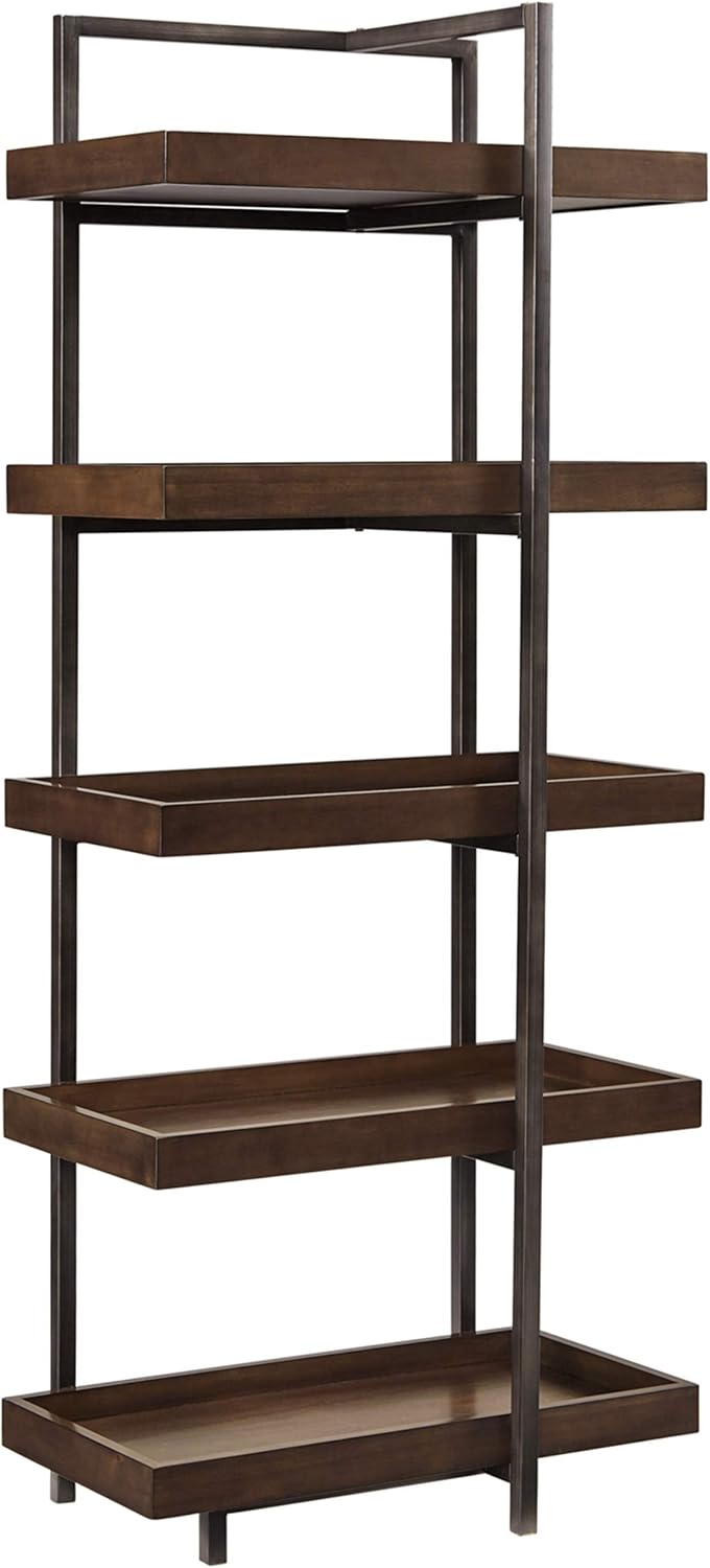 Signature Design by Ashley Starmore Industrial Entertainment Center Pier or Bookcase, Brown