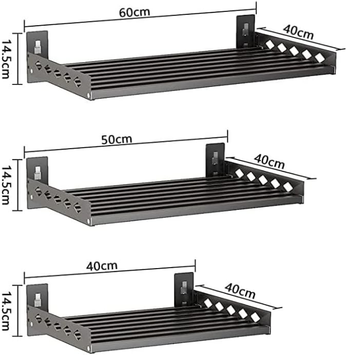 Microwave oven rack oven bracket stainless steel wall-mounted can have 110 pounds three specifications to choose from (15.74) Pack of 2