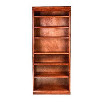 Botelho 84x22 H x 36x22 W Solid Wood Standard Bookcase Loon Peak Color: Golden Oak