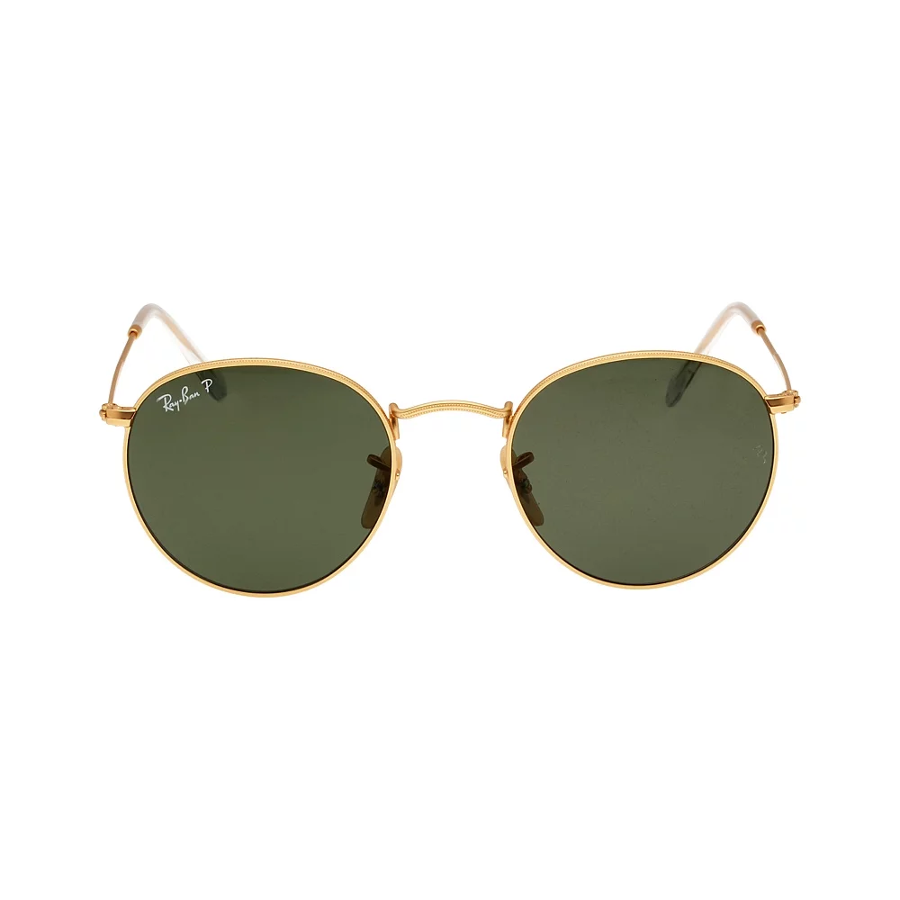 Ray-Ban Round Metal Frame Green Classic Lens Unisex Sunglasses RB3447 - Radiant Selections