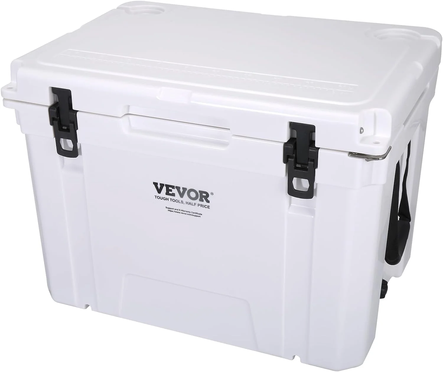YANPO Insulated Portable Rotomolded Hard Cooler, 25/33/45/65 qt, Ice Retention Cooler with Heavy Duty Handle, Ice Chest Lunch Box for Camping, Travel