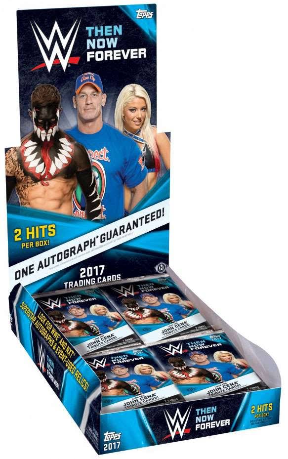 WWE Wrestling 2017 WWE Then Now Forever Trading Card Hobby Box