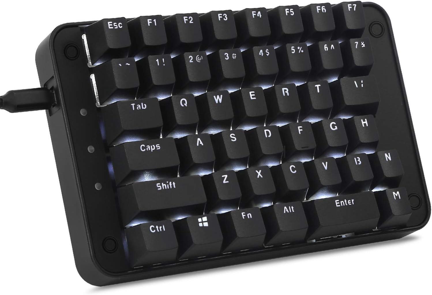 Koolertron Gateron Red Switches Programmable Gaming Keypad, Mechanical Gaming Keyboard with 43 Programmable Keys