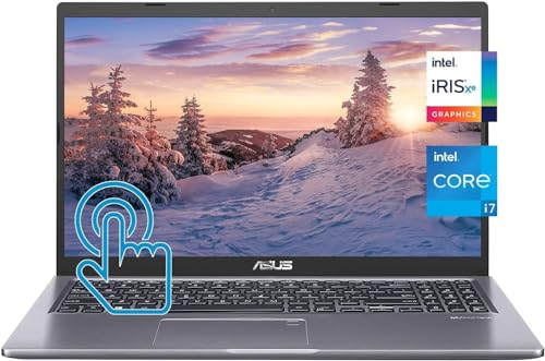 ASUS 2023 Vivobook 15.6” FHD 1920 x 1080 Touch Screen, 12th Gen Intel Core i7-1255U, Intel Iris Xe Graphics, 24GB DDR4 RAM, 1TB SSD, Backlit Keyboard