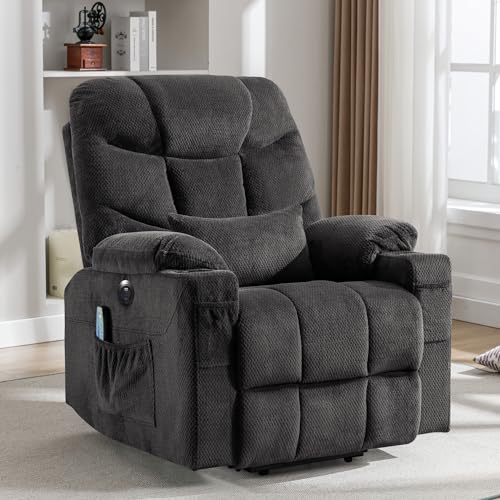Power Lift Recliner Chair for Elderly,Lift Chair with Heat and Massage,Lift Chair Recliner with USB Port,Electric Lift Recliner Chair with Remote