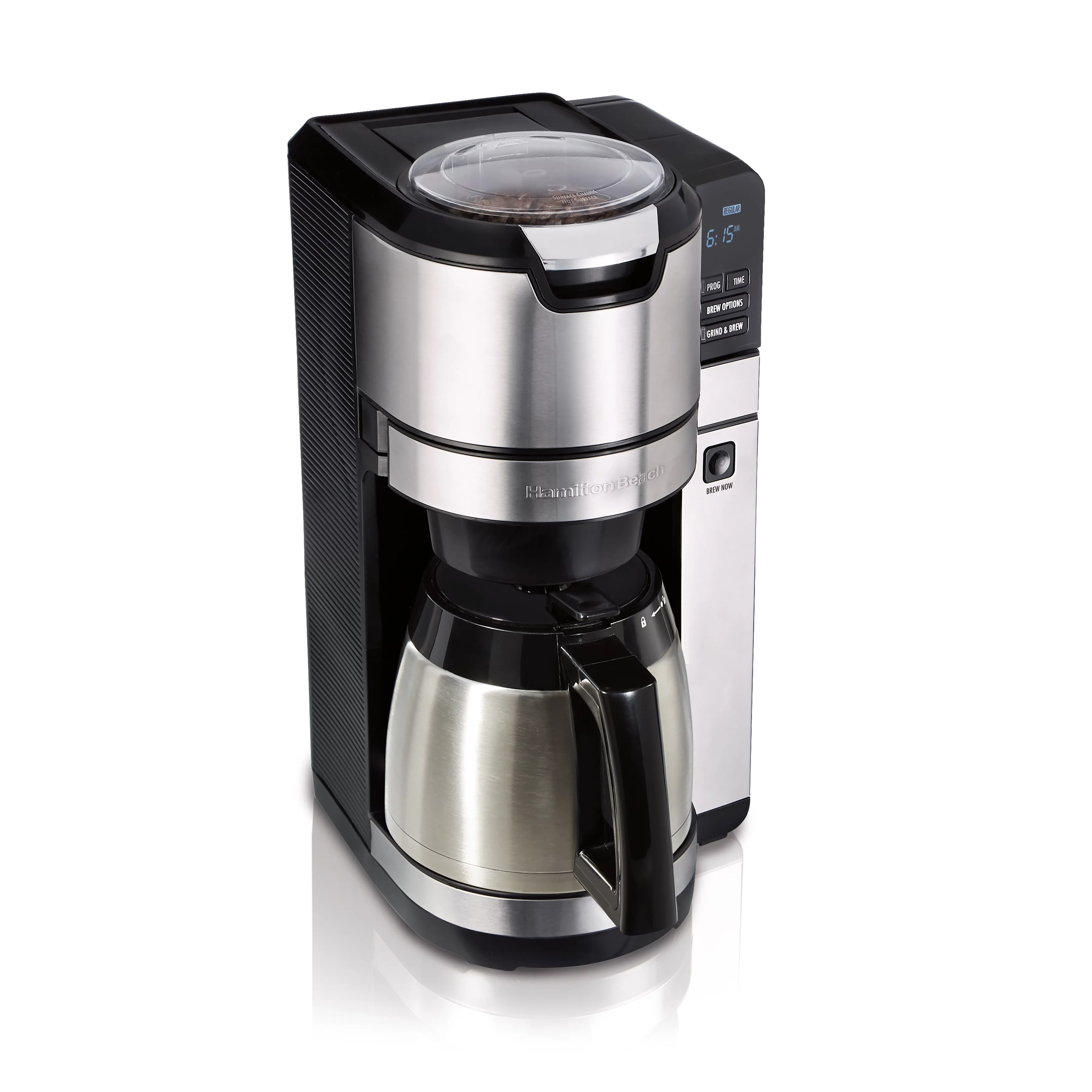 Hamilton Beach Programmable Grind and Brew Coffee Maker Model 45501