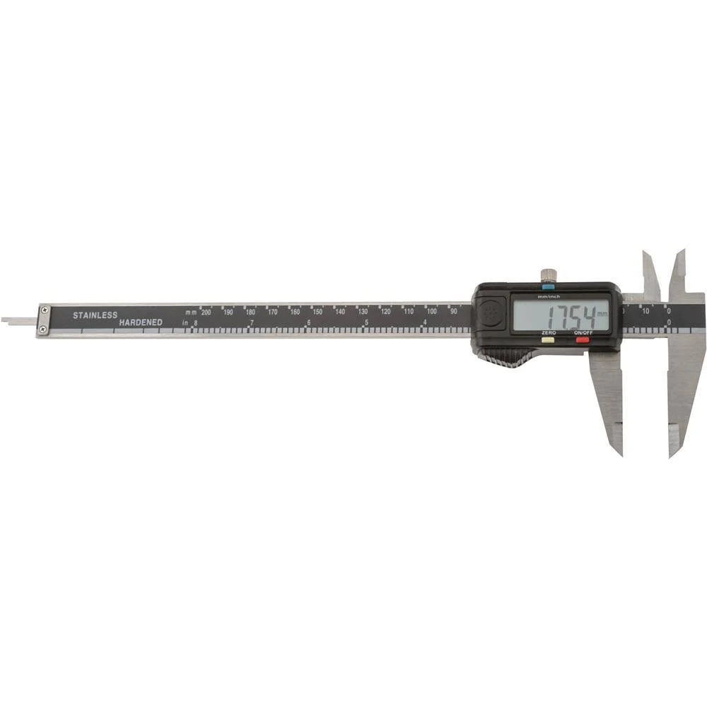 Grizzly Industrial H8187 Left Hand Digital Caliper-8 inch