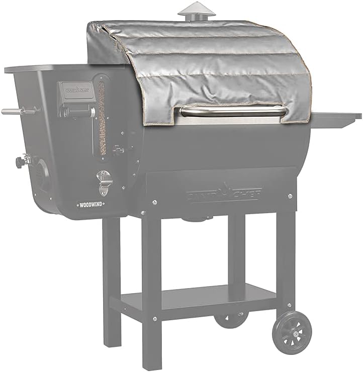SafBbcue BBQ Grill Thermal Insulation Blanket for Camp Chef 24 Pellet Grills Thermal Blanket for Winter Cooking Keep Consistent Temperatures