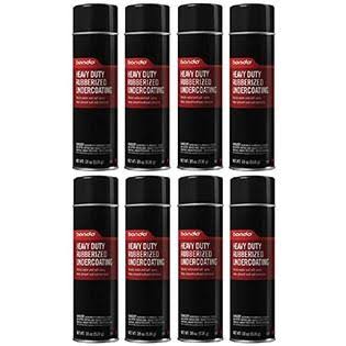 3M Bondo 737 18 oz HD Aerosol Rubberized Undercoating Spray - Quantity 8 Cans